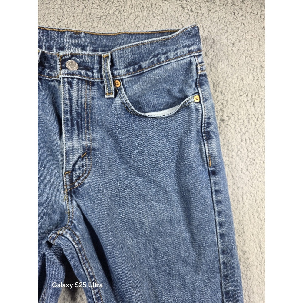 MENS LEVIS 550 Premium JEANS‎ SZ 29x34 DENIM Straight Leg - Picture 3 of 9